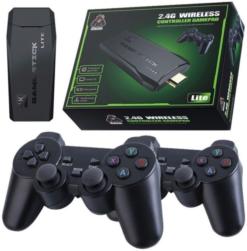 Игровая приставка NoBrand Game Stick Lite 64 M8 GB/HD Game Stick Lite M8 64 GB/HD черный