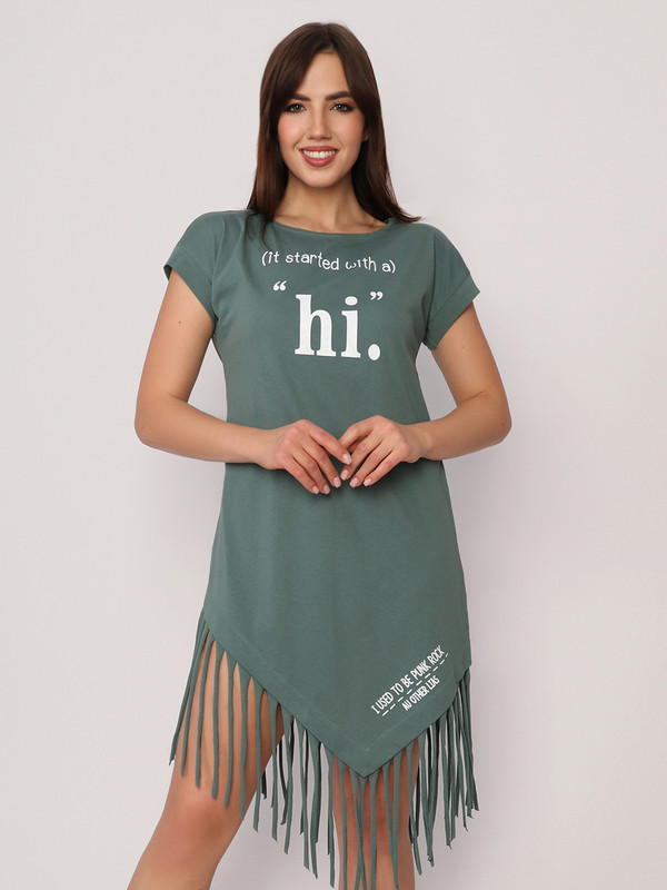 

Платье женское Fashion Margo П 074 хаки 52 RU, П 074