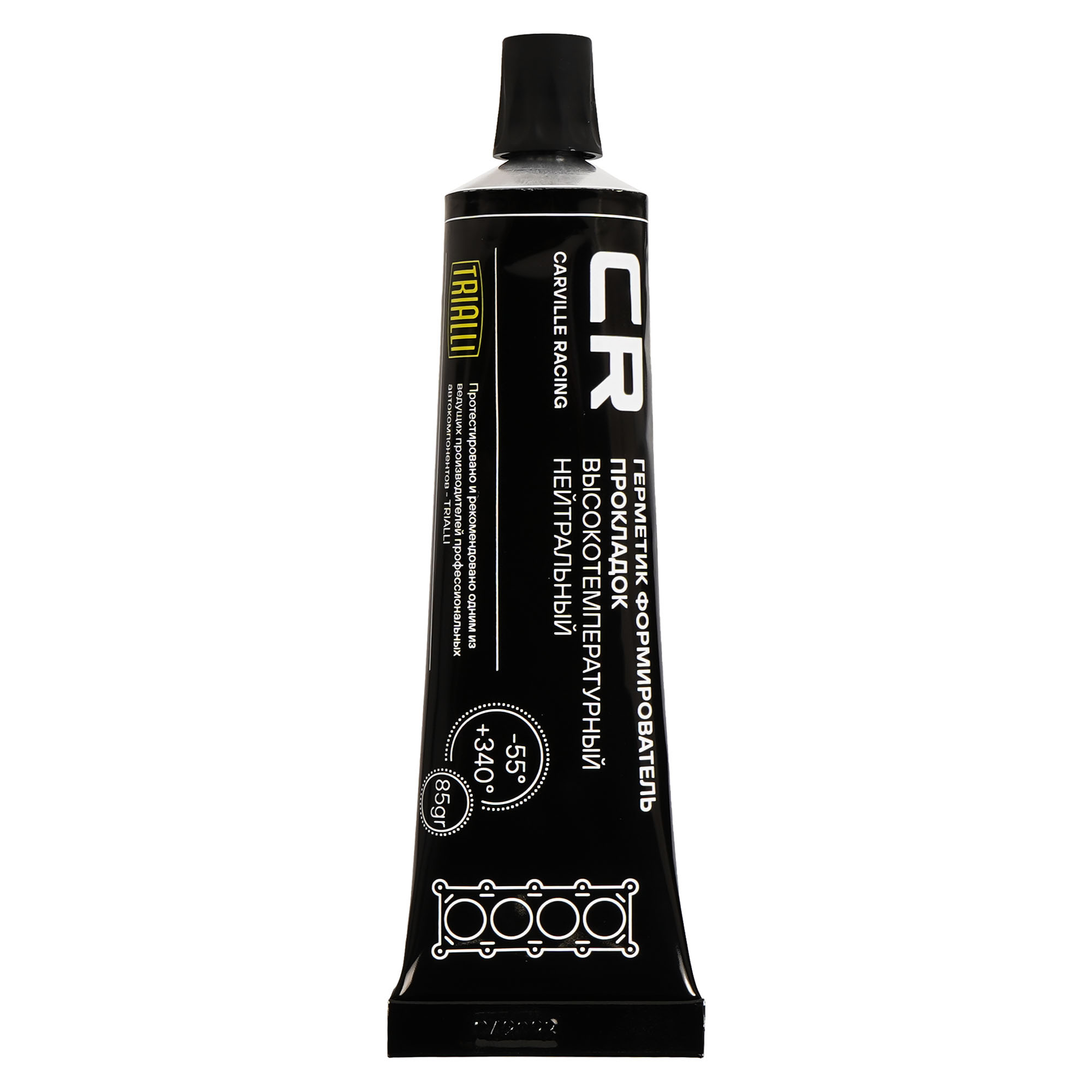 Герметик-прокладка нейтрал., RTV, -55/+340C, черный, туба/насадка/ключ 85г (G9255857)
