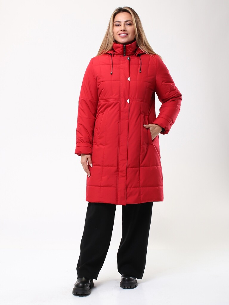 Пальто женское Maritta 26-3030-10 красное 40 EU