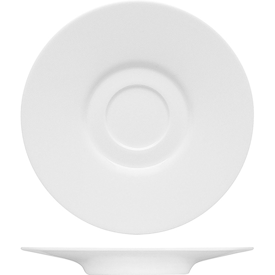 

Набор из 4 блюдец Bauscher, 69 7135_4 Purity круглое 16х16х1.9 см, Белый, CB-69 7135