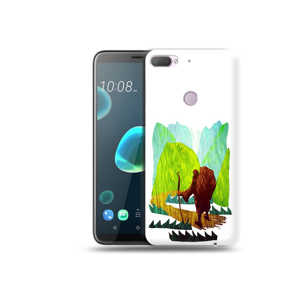 

Чехол MyPads Tocco для HTC Desire 12 Plus Лесная тропа, Прозрачный, Tocco