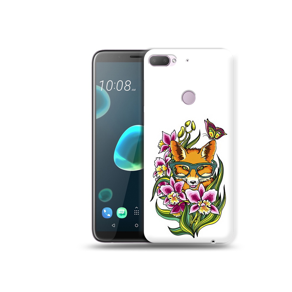 

Чехол MyPads Tocco для HTC Desire 12 Plus Лиса в цветах, Прозрачный, Tocco