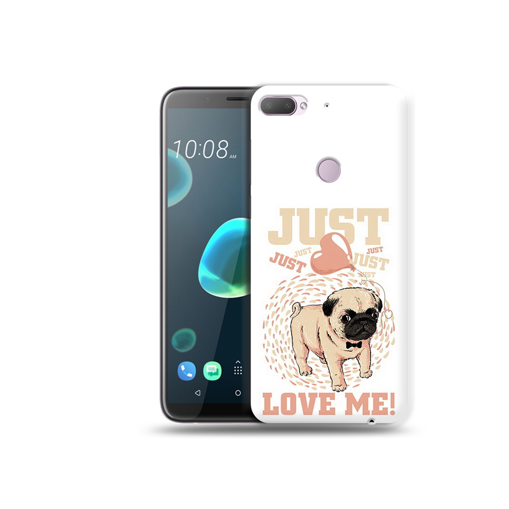 

Чехол MyPads Tocco для HTC Desire 12 Plus Люби меня, Прозрачный, Tocco