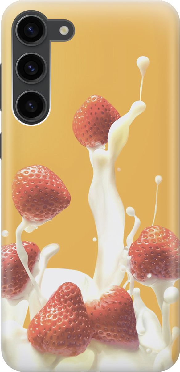 Силиконовый чехол на Samsung Galaxy S23+ с принтом 