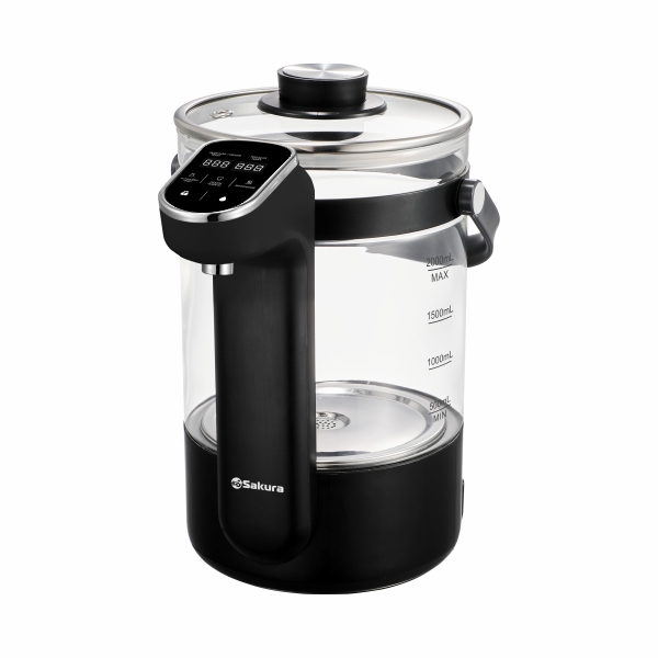 

Термопот SAKURA SA-1373BK 2 л черный, Черный;прозрачный, SA-1373BK