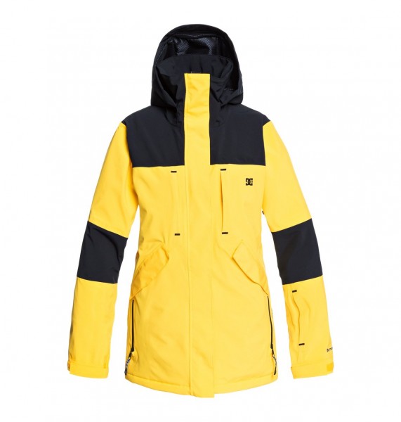 фото Женская сноубордическая куртка sovereign, желтый, s dc