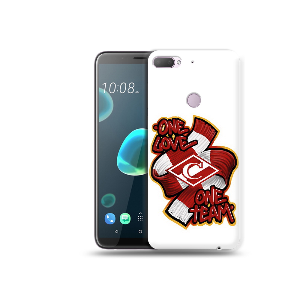 

Чехол MyPads Tocco для HTC Desire 12 Plus Одна любовь-Спартак, Прозрачный, Tocco
