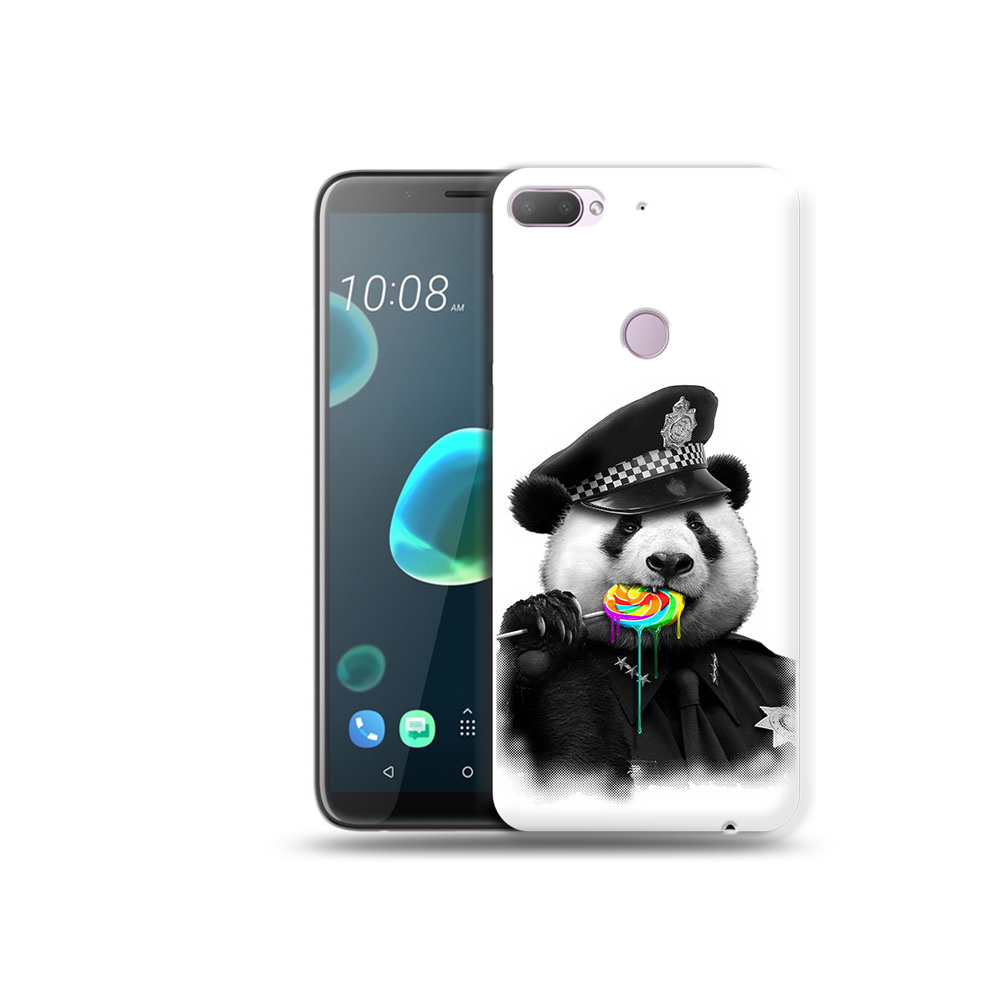 

Чехол MyPads Tocco для HTC Desire 12 Plus Панда полиция, Прозрачный, Tocco