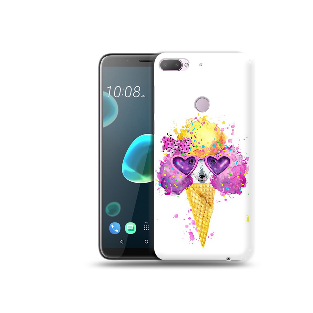 

Чехол MyPads Tocco для HTC Desire 12 Plus Рожок, Прозрачный, Tocco