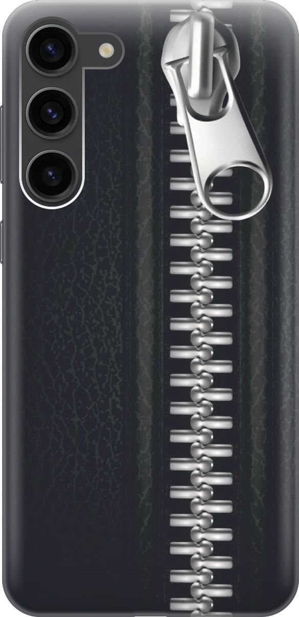 Силиконовый чехол на Samsung Galaxy S23+ с эффектом блеска 