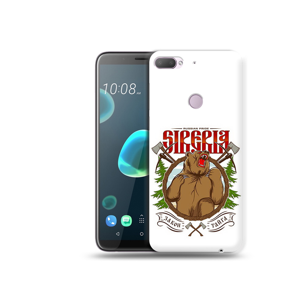 

Чехол MyPads Tocco для HTC Desire 12 Plus Тайга, Прозрачный, Tocco