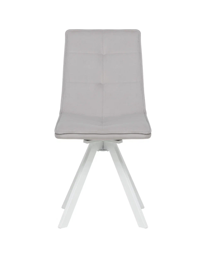 

Стул для кухни поворотный 1 шт Leset Умбра, велюровый, 46x57,5x88,5 см, цвет дым