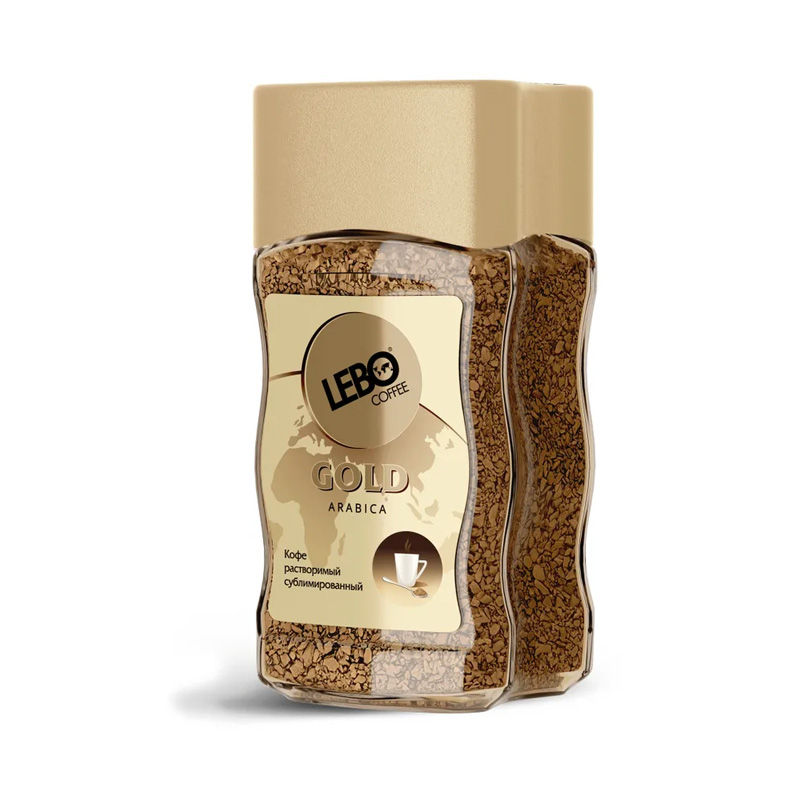 Кофе Lebo Gold Arabica кристаллы с/б 100 г