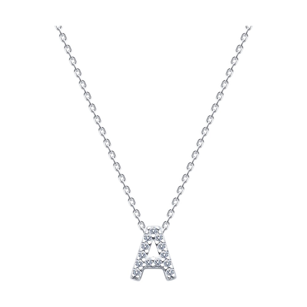 

Колье из серебра с фианитом 50 см SOKOLOV 94070682, 94070682