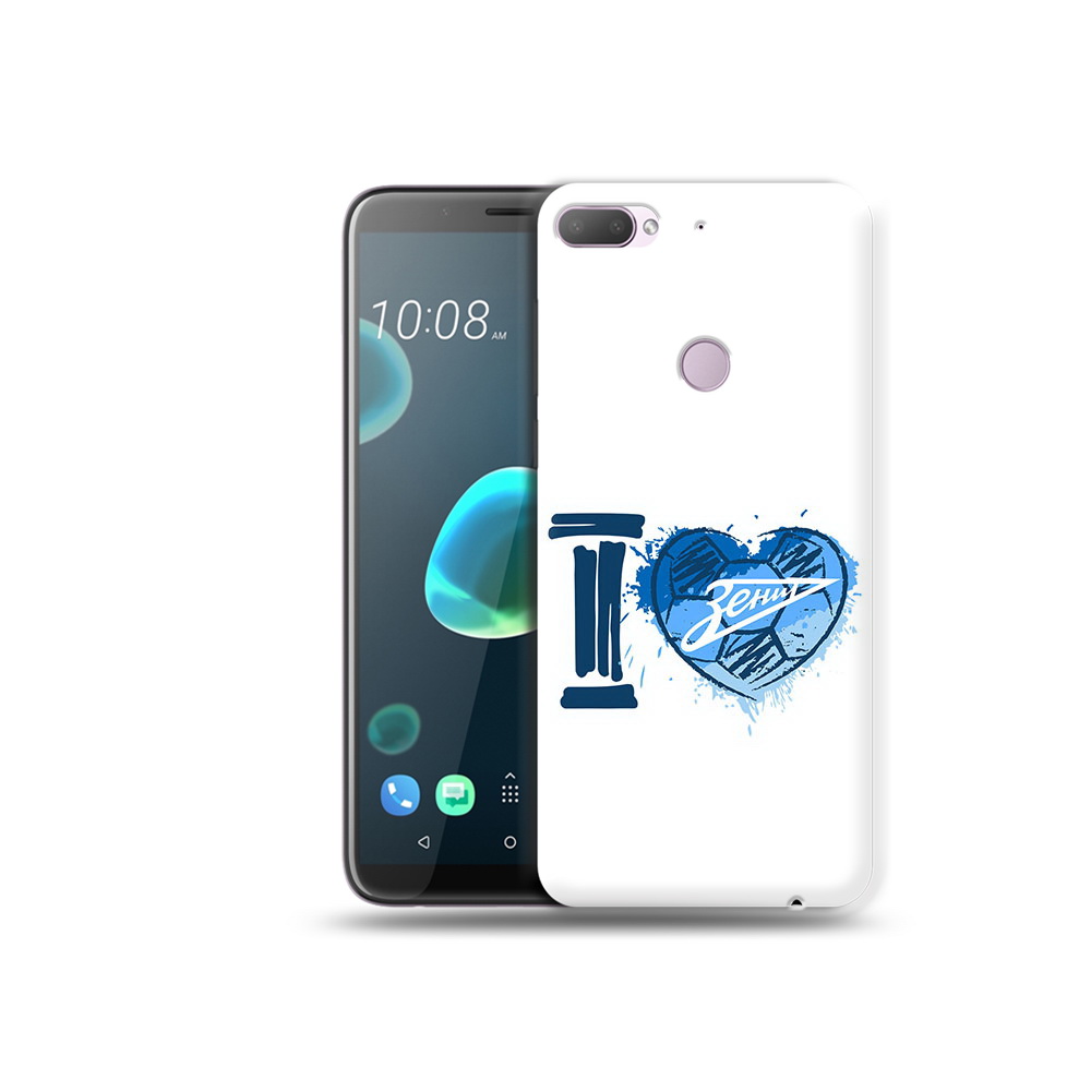 

Чехол MyPads Tocco для HTC Desire 12 Plus ФК я люблю зенит, Прозрачный, Tocco