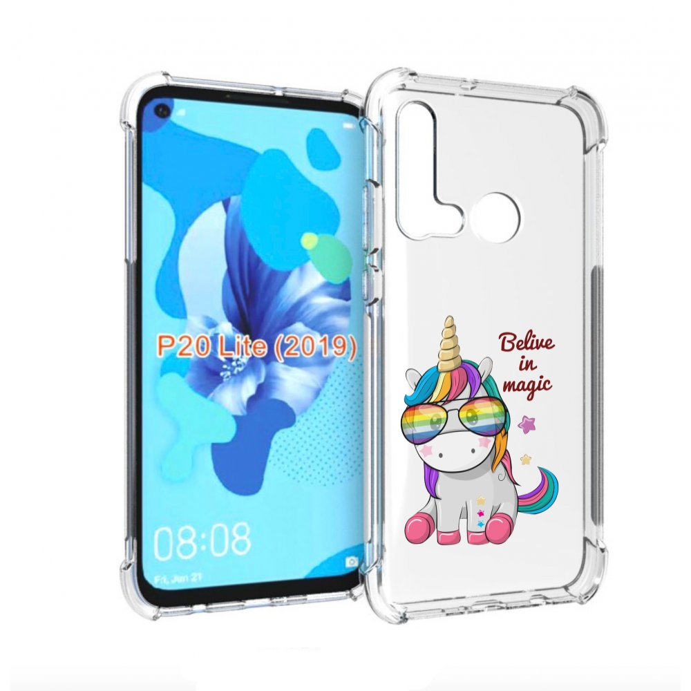 

Чехол бампер MyPads верю-в-магию детский для Huawei P20 Lite (20, Прозрачный, Tocco
