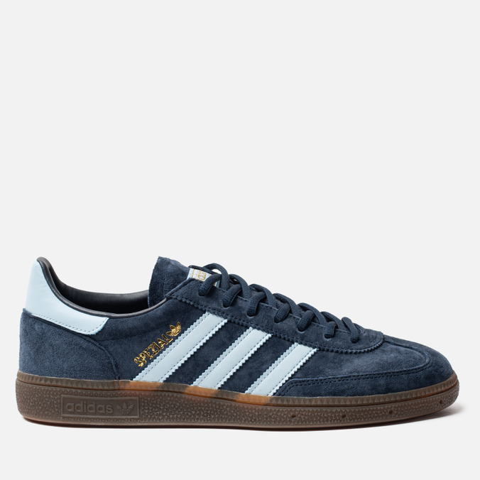

Кеды унисекс Adidas Handball Spezial синие 39.5 EU, Handball Spezial