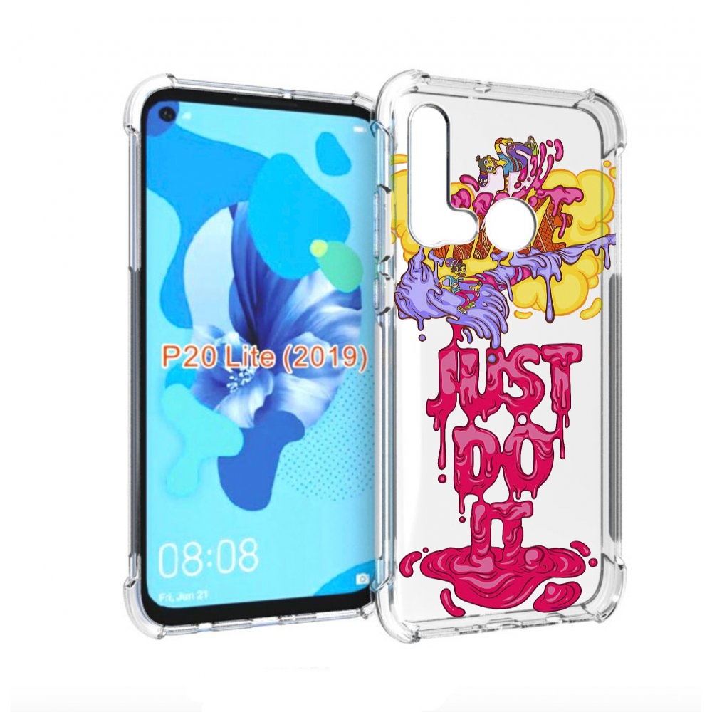 

Чехол бампер MyPads вкусный найк для Huawei P20 Lite (2019), Прозрачный, Tocco