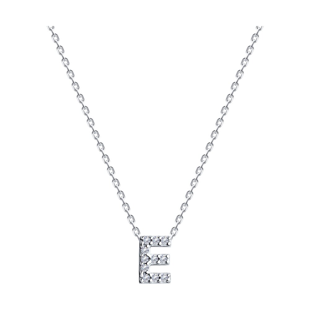 

Колье из серебра с фианитом 50 см SOKOLOV 94070701, 94070701