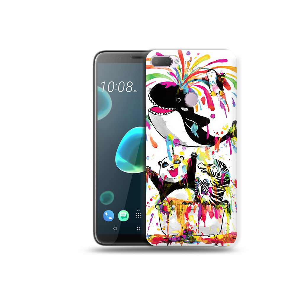 

Чехол MyPads Tocco для HTC Desire 12 Plus Хиппи кит, Прозрачный, Tocco