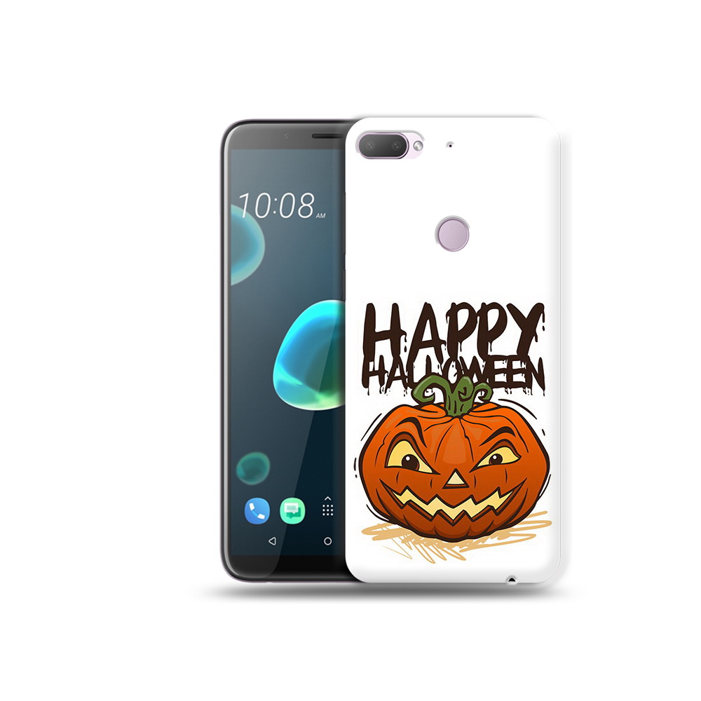 

Чехол MyPads Tocco для HTC Desire 12 Plus Хэллоуин счастливый, Прозрачный, Tocco