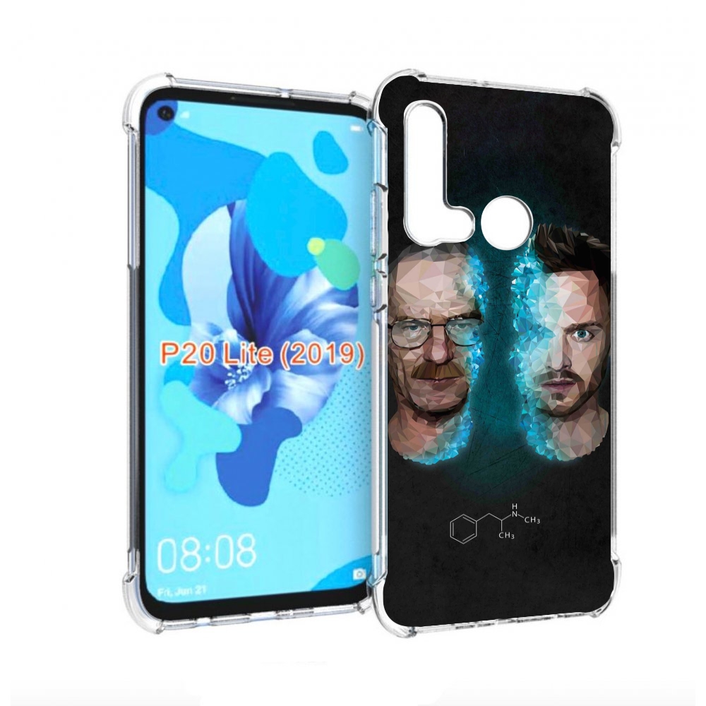

Чехол бампер MyPads во-все-тяжкие для Huawei P20 Lite (2019), Прозрачный, Tocco