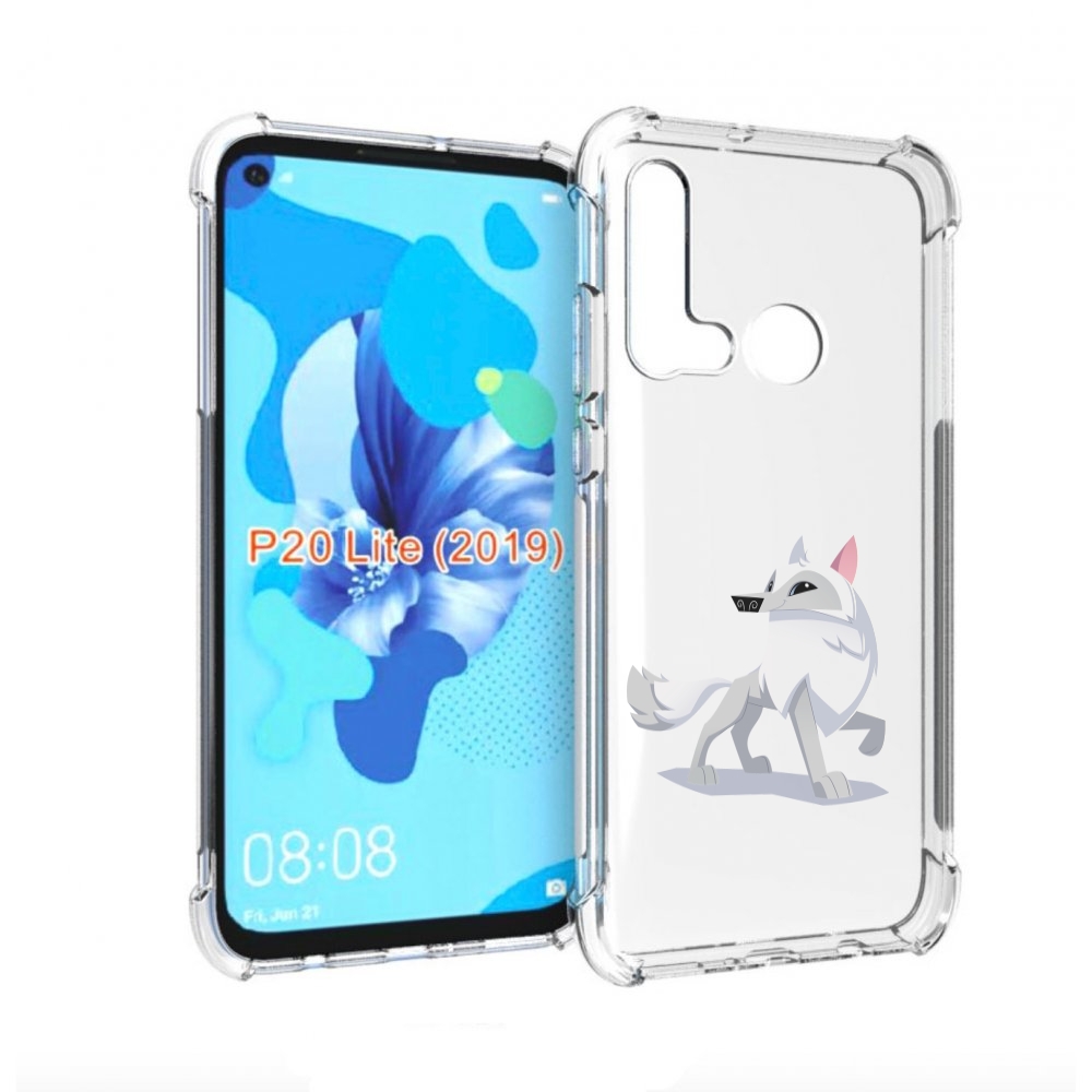

Чехол бампер MyPads волчок-серый для Huawei P20 Lite (2019), Прозрачный, Tocco