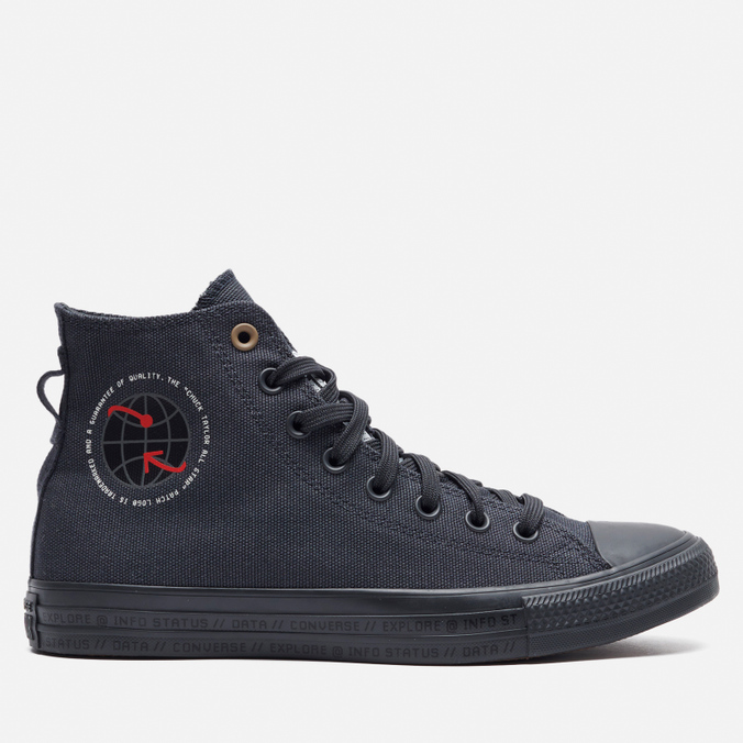 

Кеды унисекс Converse Chuck Taylor All Star Global Logo серые 43 EU, Chuck Taylor All Star Global Logo