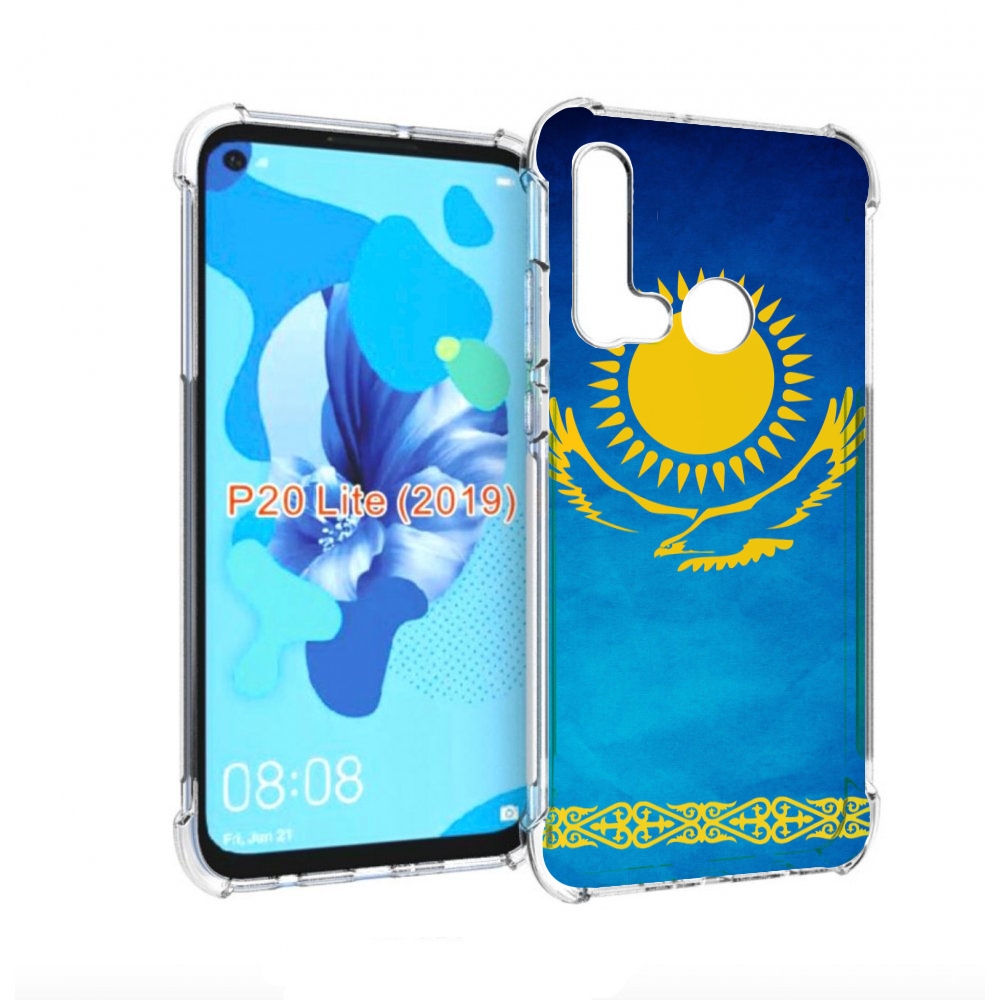 

Чехол бампер MyPads герб и флаг казахстана для Huawei P20 Lite (, Прозрачный, Tocco