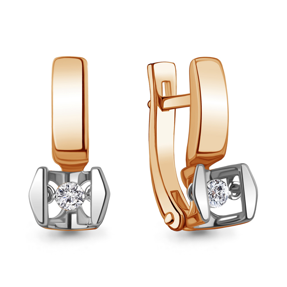 

Серьги из красного золота с бриллиантом Aquamarine Aquamarine 942976к_585_кз, 942976к_585_кз