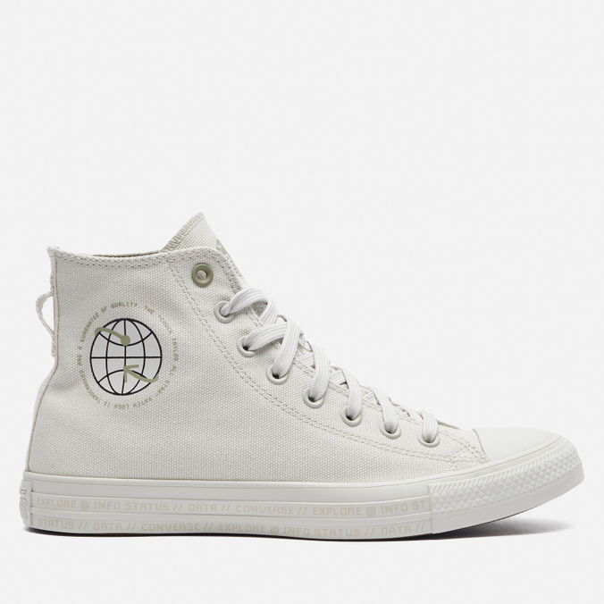 

Кеды унисекс Converse Chuck Taylor All Star Global Logo серые 42 EU, Chuck Taylor All Star Global Logo