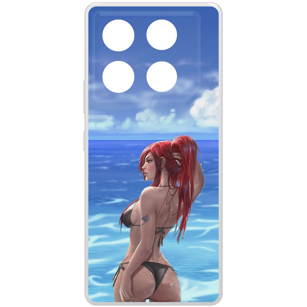 

Чехол-накладка Krutoff Clear Case Купальник женский для INFINIX GT 20 Pro, Прозрачный