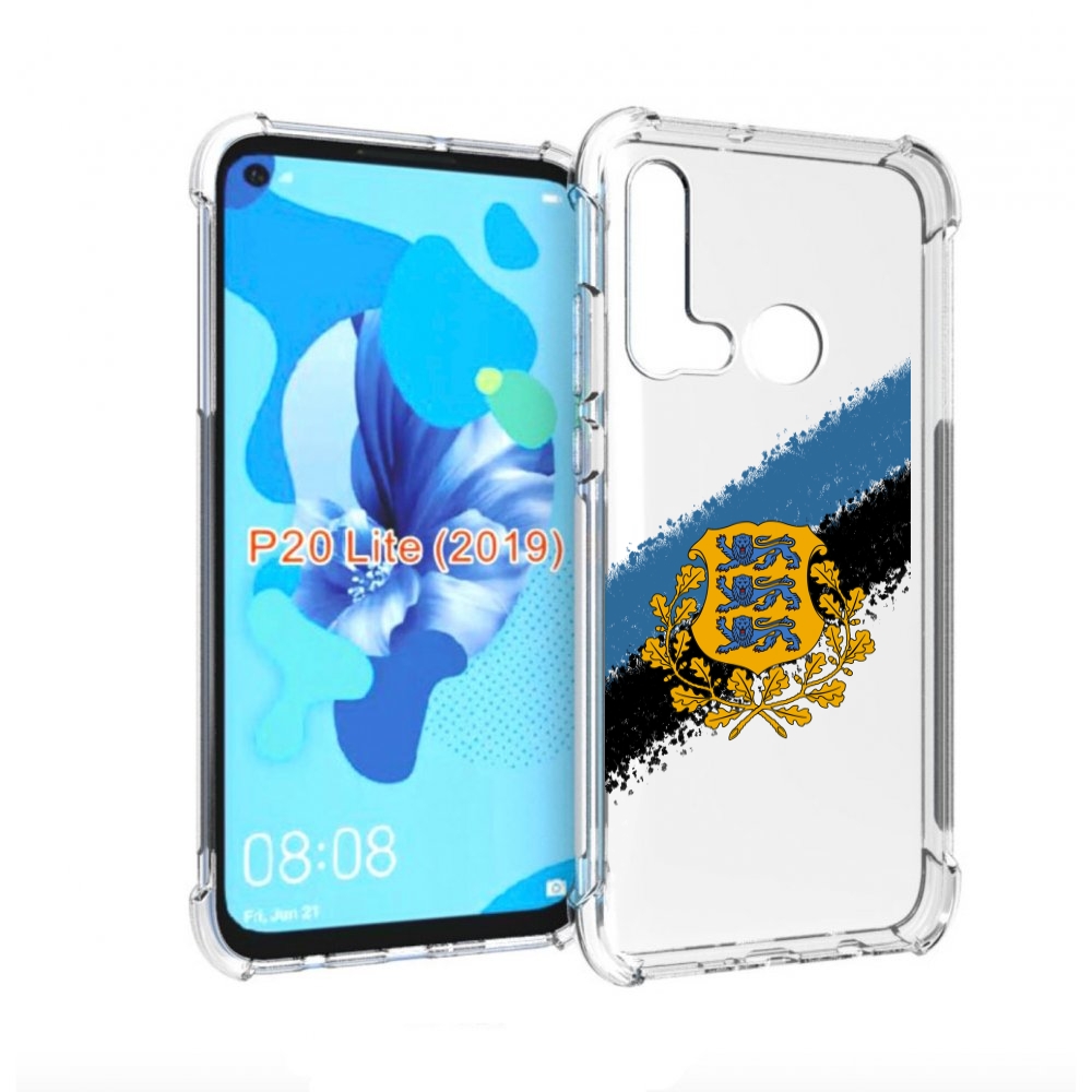 

Чехол бампер MyPads герб флаг эстонии-2 для Huawei P20 Lite (201, Прозрачный, Tocco