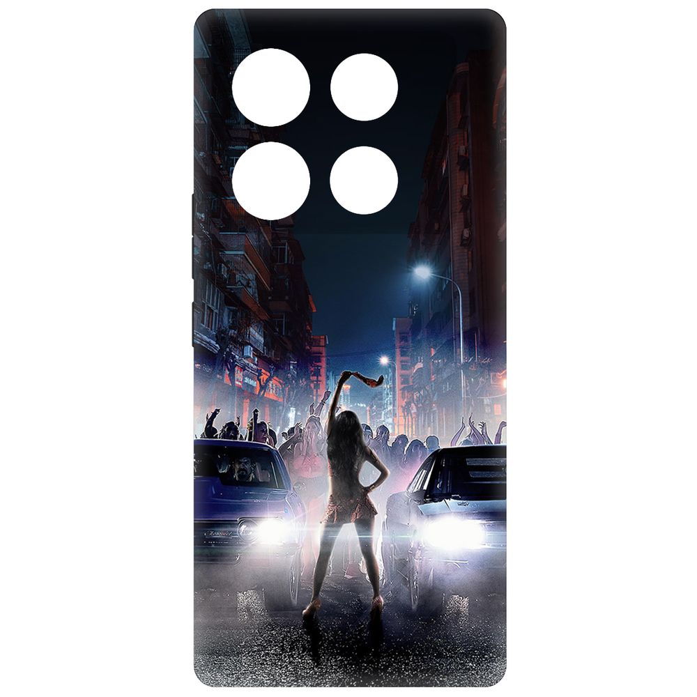 

Чехол-накладка Krutoff Soft Case Форсаж. Стритрейсинг для INFINIX Note 40 Pro 5G черный