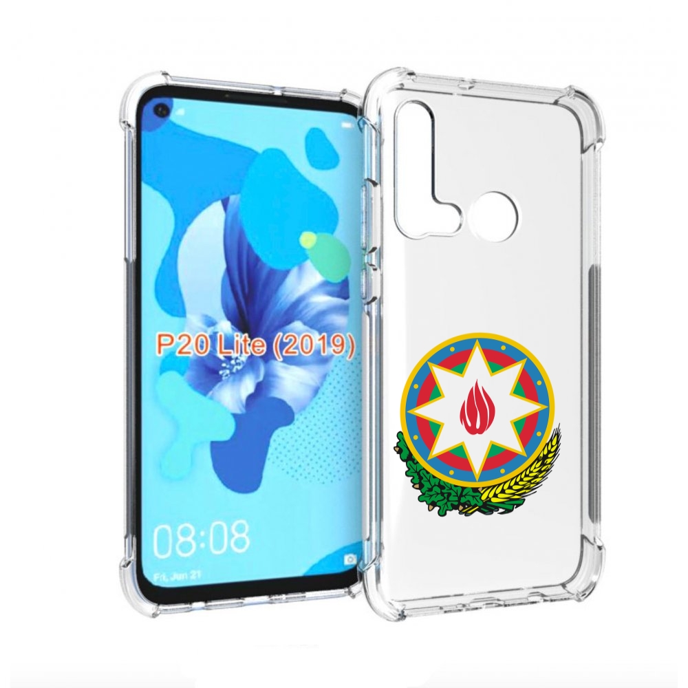 

Чехол бампер MyPads герб-азербаиджан-2 для Huawei P20 Lite (201, Прозрачный, Tocco