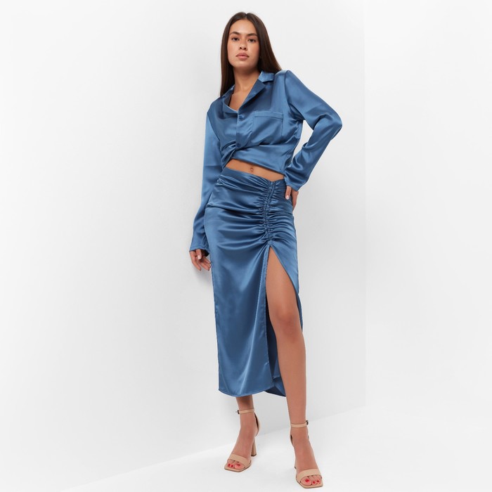 

Юбка женская MIST синяя 46 RU, Синий