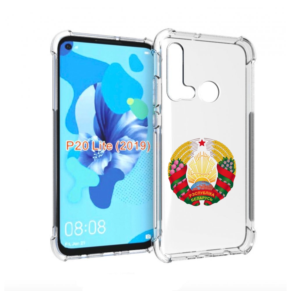 

Чехол бампер MyPads герб-беларуси для Huawei P20 Lite (2019), Прозрачный, Tocco