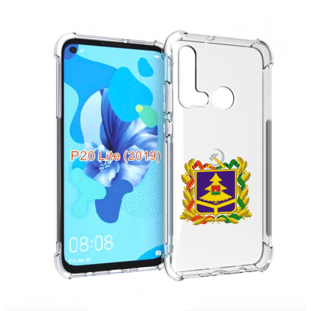 

Чехол бампер MyPads герб-брянскои-области для Huawei P20 Lite (, Прозрачный, Tocco