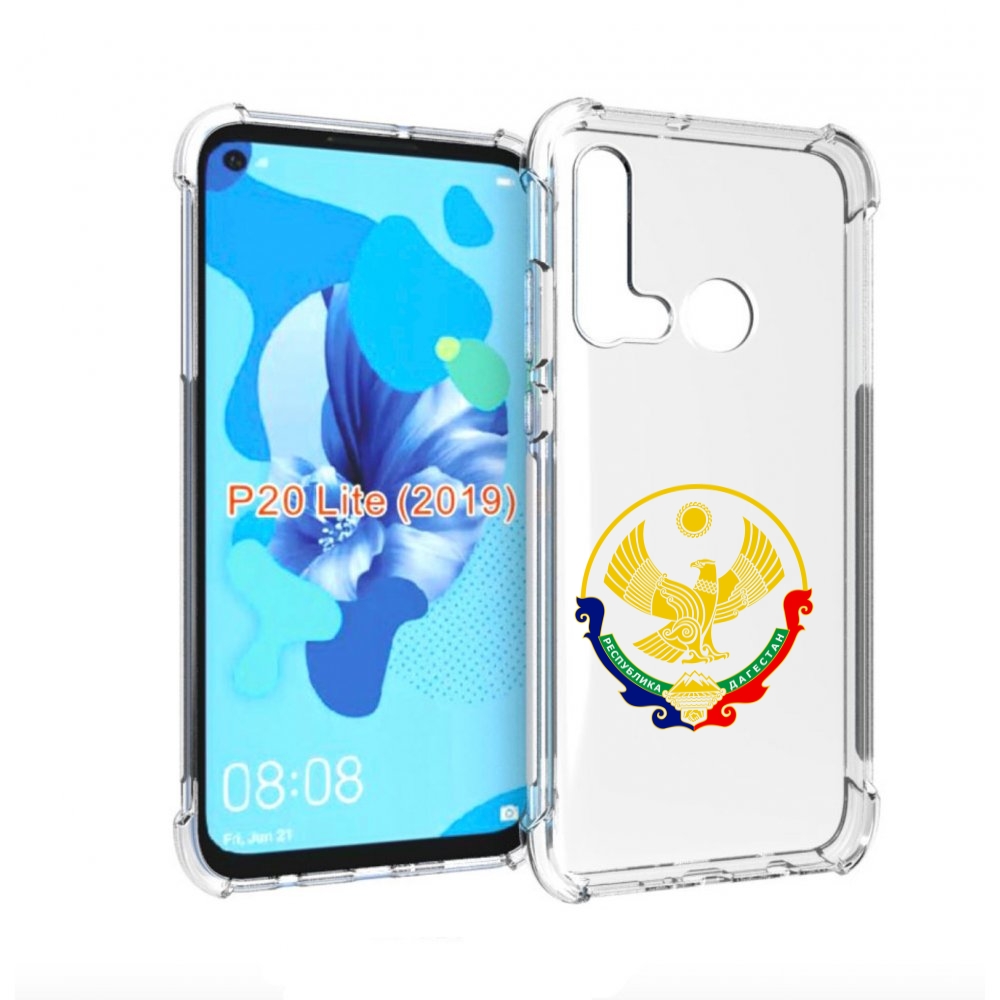 

Чехол бампер MyPads герб-дагестан-махачкала для Huawei P20 Lite, Прозрачный, Tocco