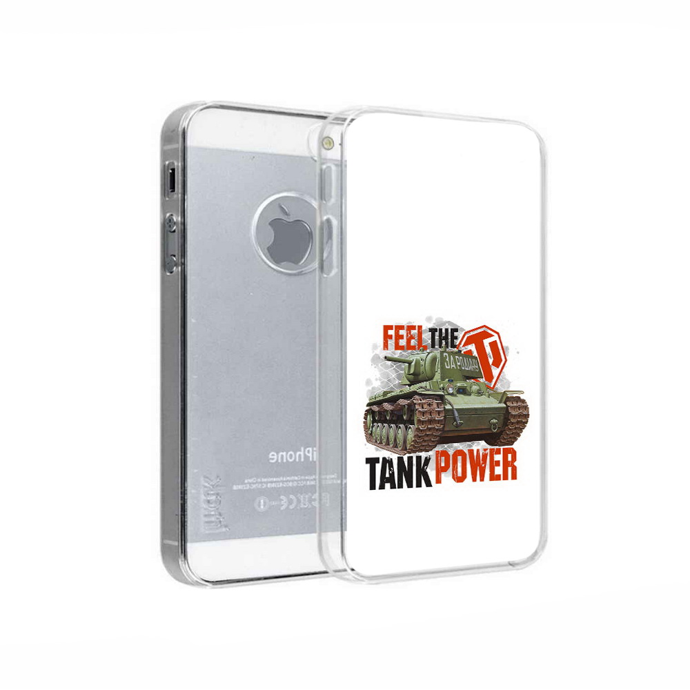 

Чехол MyPads Tocco для Apple iPhone 5 Танк, Прозрачный, Tocco