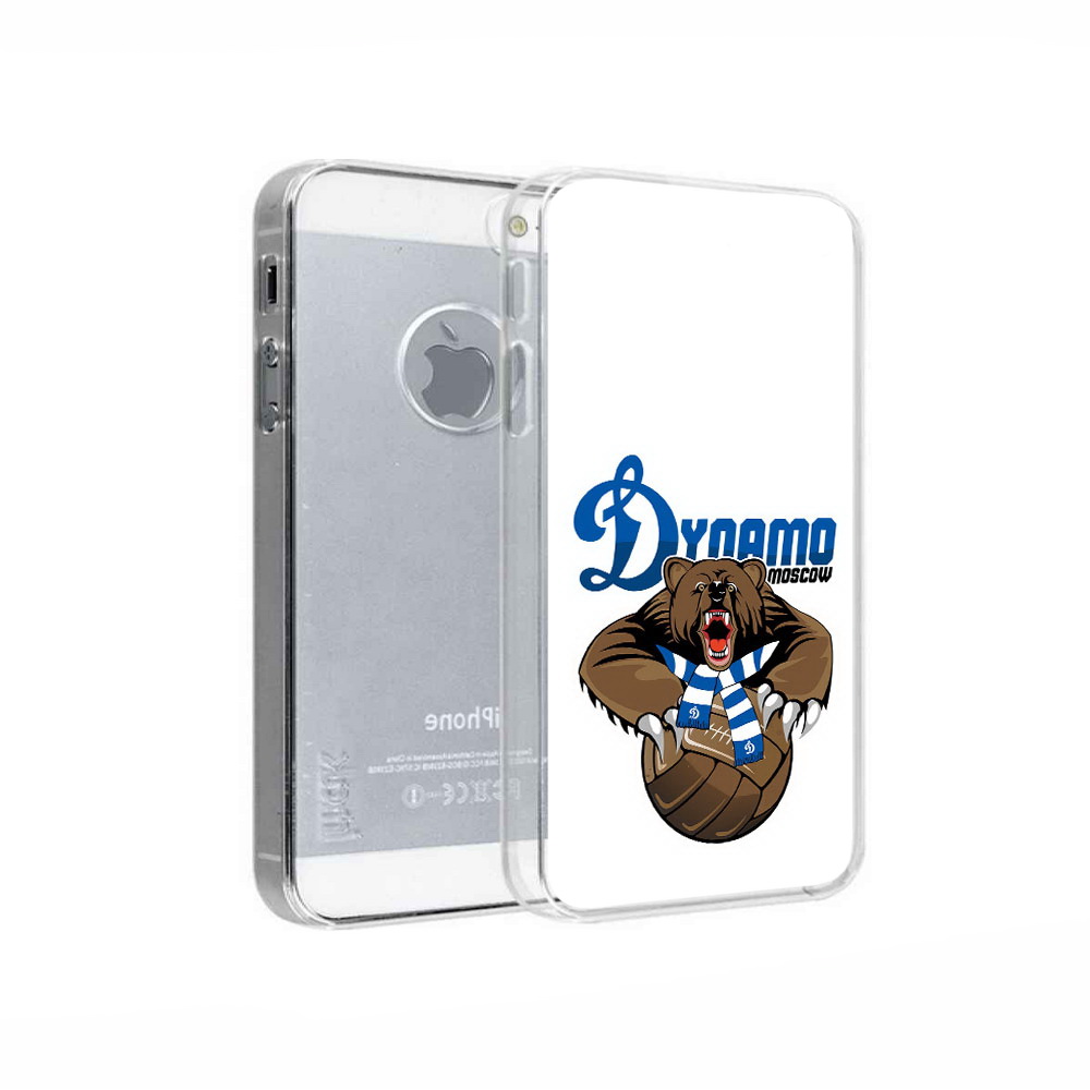 

Чехол MyPads Tocco для Apple iPhone 5 ФК Динамо медведь, Прозрачный, Tocco