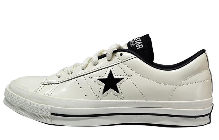 

Кеды унисекс Converse one star leather белые 36 EU, Белый, one star leather