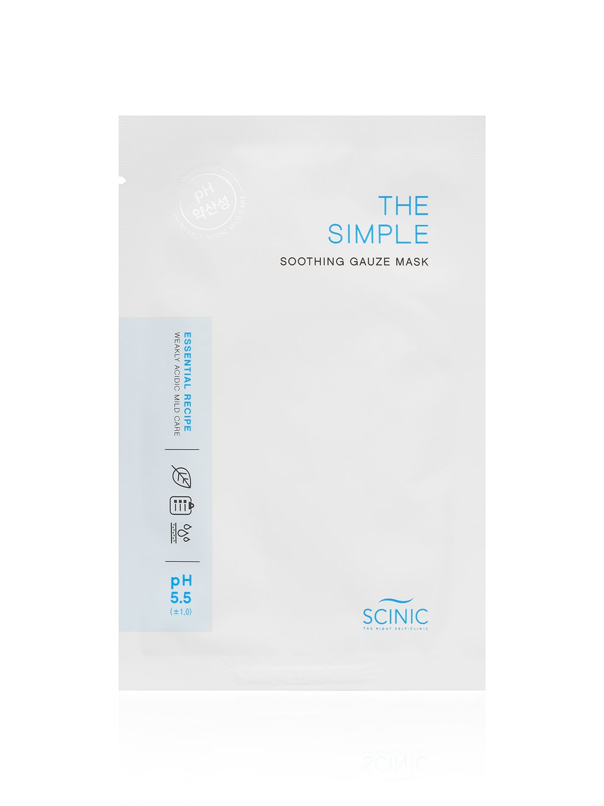 Расслабляющая маска-салфетка Scinic THE SIMPLE SOOTHING GAUZE SKIN CARE, 25ml