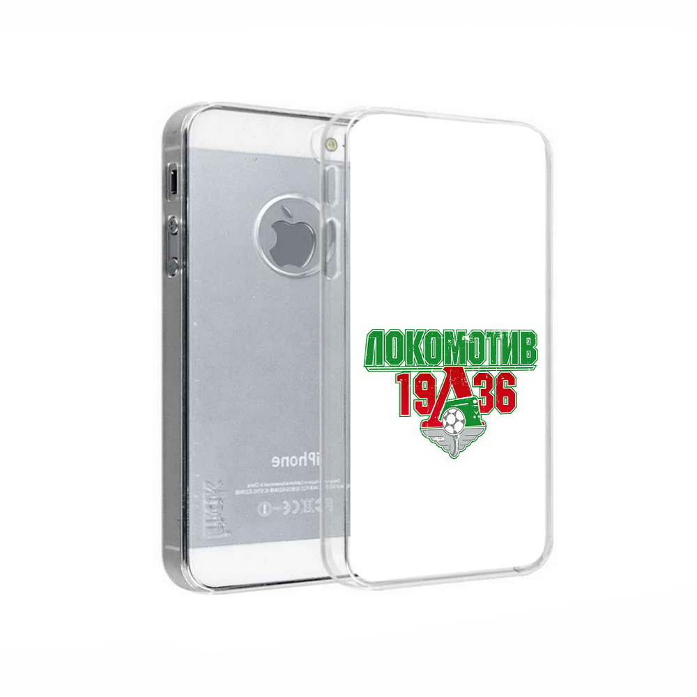 

Чехол MyPads Tocco для Apple iPhone 5 ФК локомотив 1936, Прозрачный, Tocco