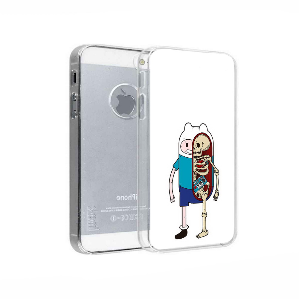 

Чехол MyPads Tocco для Apple iPhone 5 Финн скелет, Прозрачный, Tocco