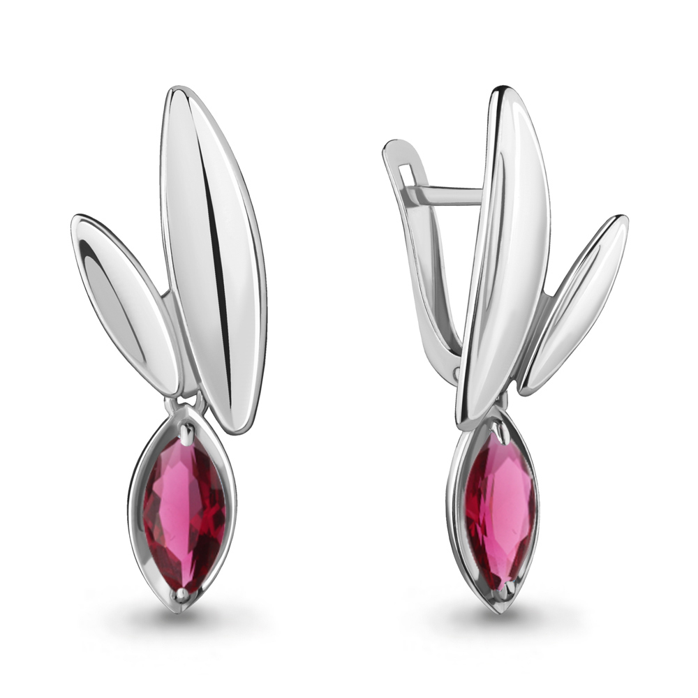 

Серьги из серебра с рубеллитом Aquamarine 47183604_925_р, 47183604_925_р