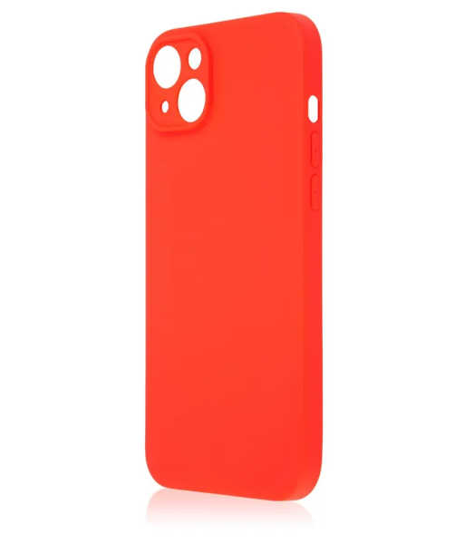 

Накладка силикон для Apple iPhone 14 с микрофиброй Red, Красный, Apple iPhone 14