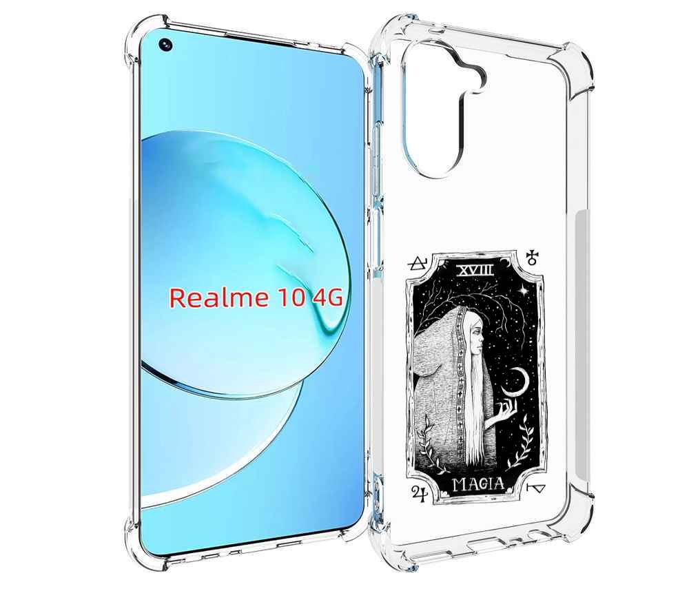 

Чехол MyPads лунная магия для Realme 10, Прозрачный, Tocco