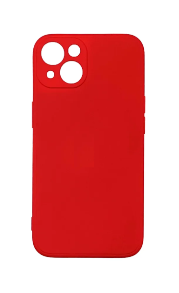 

Накладка силикон для Apple iPhone 14 Plus с микрофиброй Red, Красный, iPhone 14 Plus